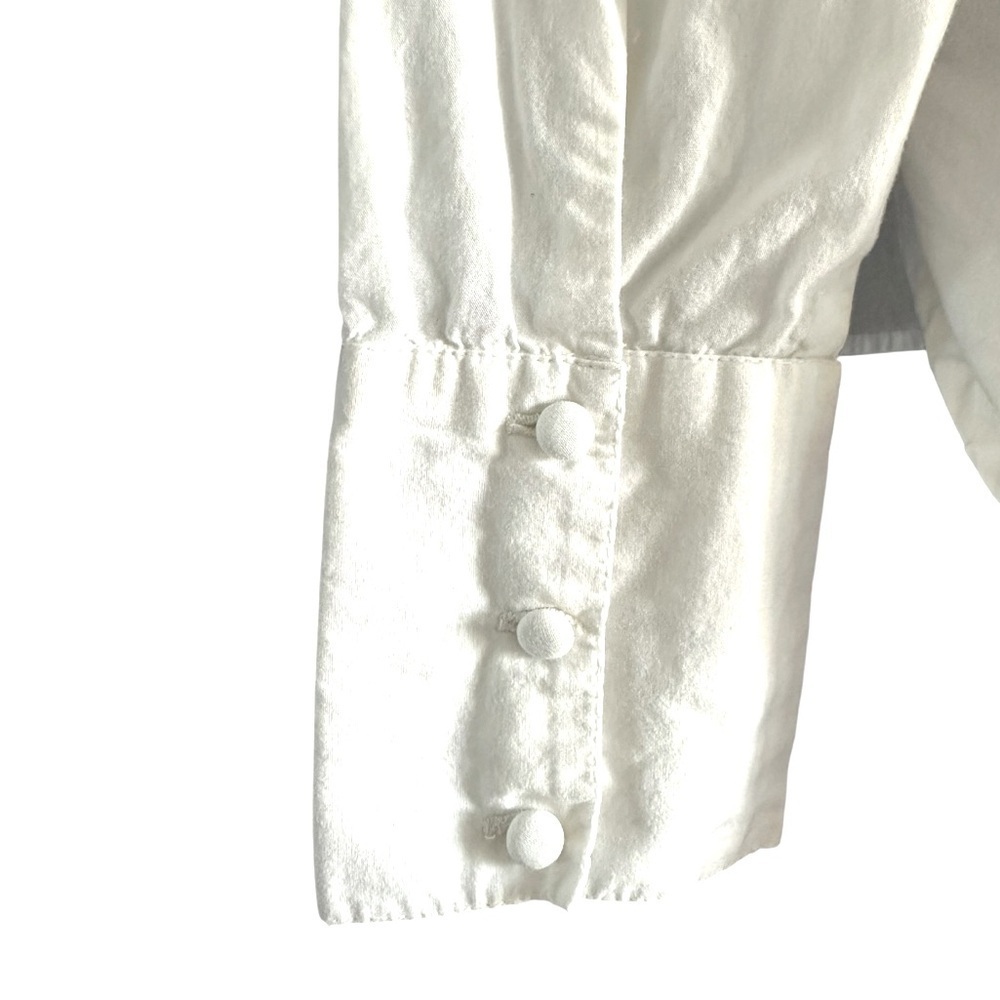 Bohme | White Embroidered Top Sz M EUC - Picture 8 of 12